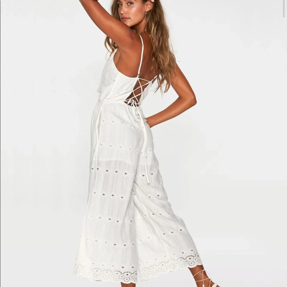 NWT l*space Ciara Ivory Eyelet Jumper - Picture 3 of 7
